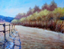 Poslední sníh  50x65